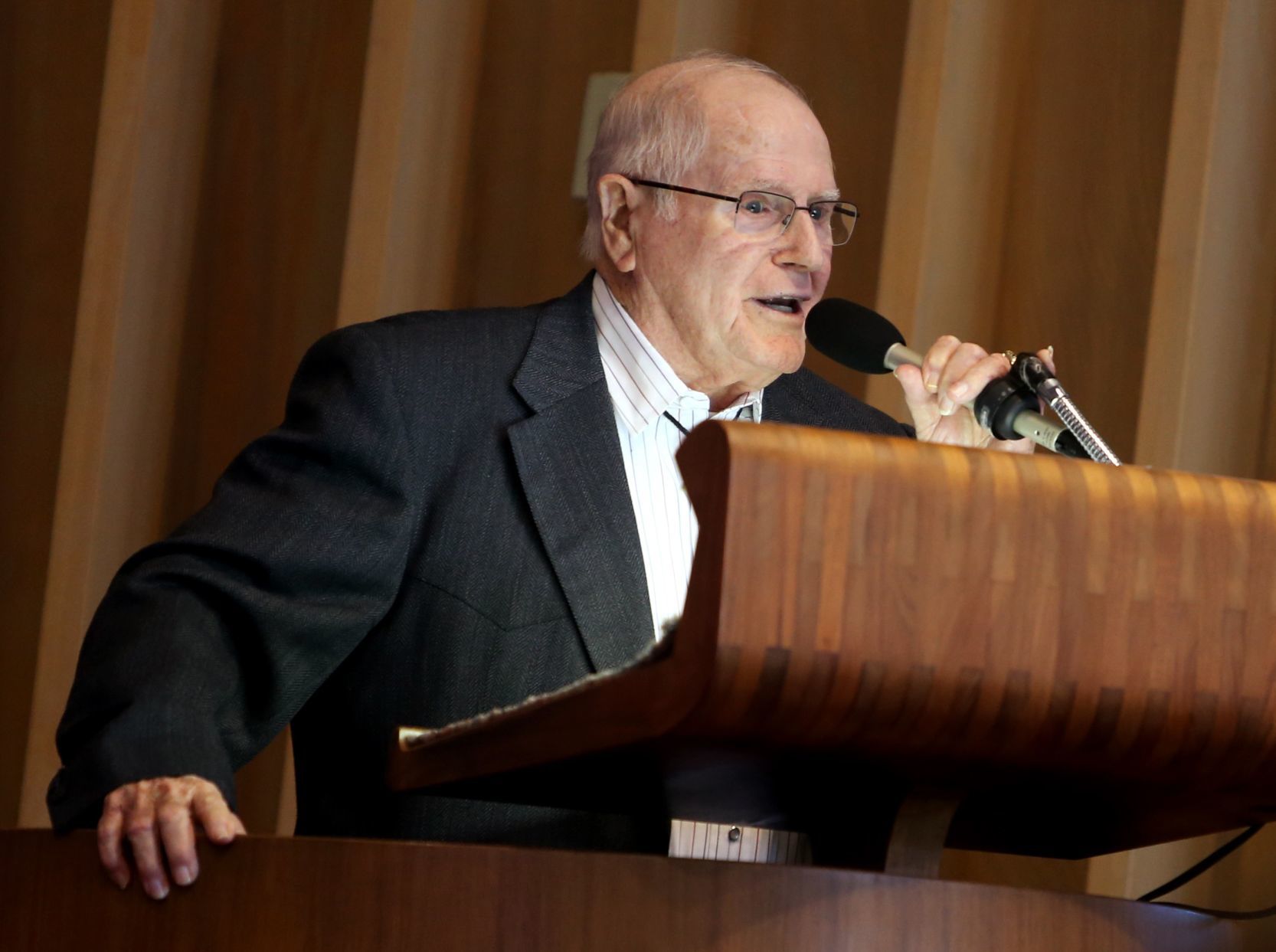 World War II veteran and radio personality Lonnie Bell